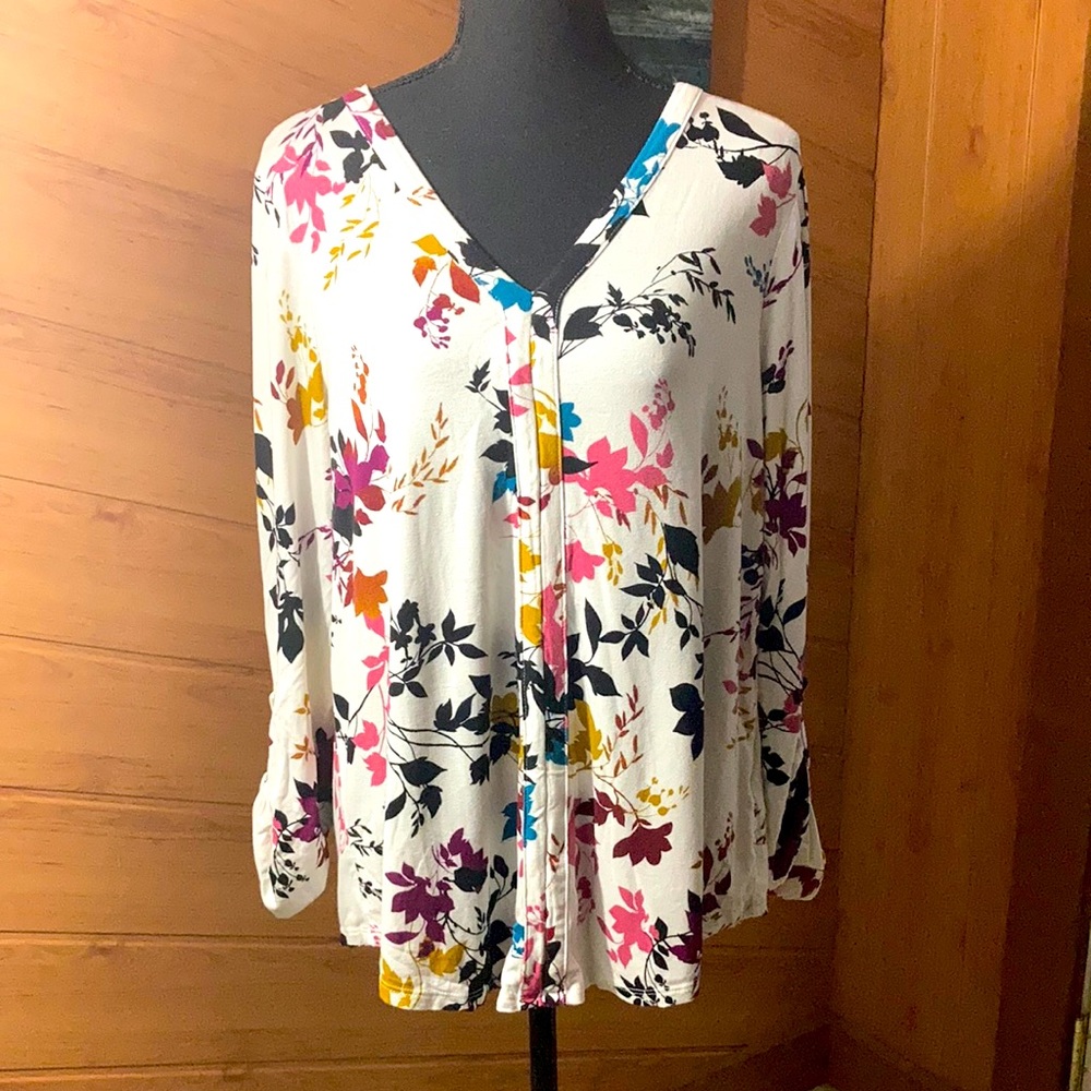 Floral print top